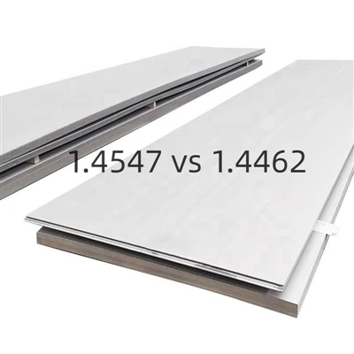 EN 1.4547 Aço inoxidável vs. EN 1.4462 Aço inoxidável