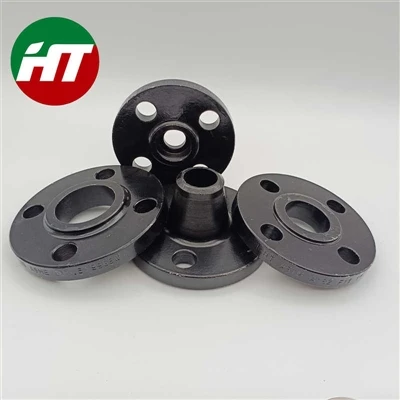 Flanges e acessórios para tubos em aço carbono A105, cotovelo em cruz em tint...