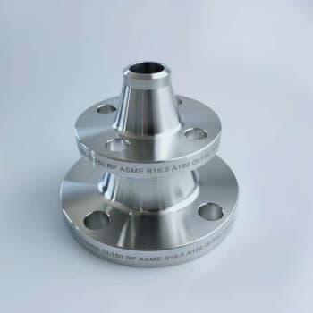 Dimensão do flange ASME B16.5 Classe 150 WN (pescoço de solda)